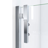 DreamLine Ascend 42 1/2-43 1/2 in. W x 72 in. H Frameless Pivot Shower Door in Satin Black