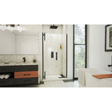 DreamLine Ascend 42 1/2-43 1/2 in. W x 72 in. H Frameless Pivot Shower Door in Satin Black