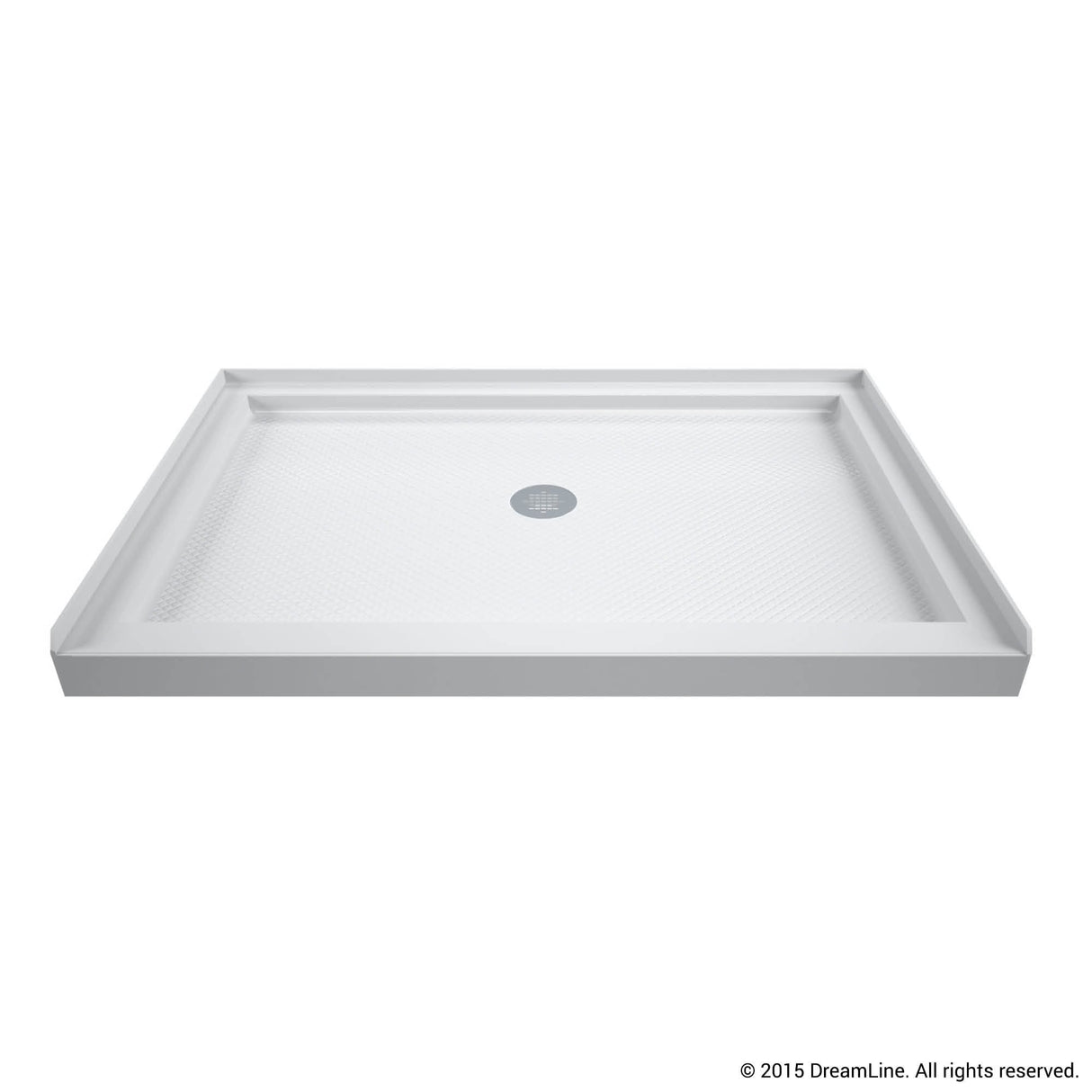 DreamLine Infinity-Z 36 in. D x 48 in. W x 76 3/4 in. H Sliding Shower Door, Shower Base and Backwall Kit
