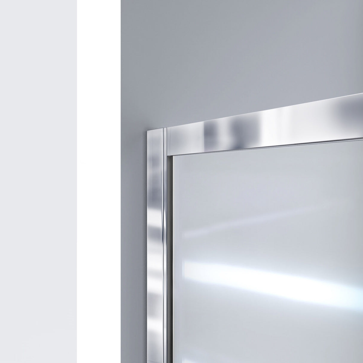 DreamLine Infinity-Z 36 in. D x 48 in. W x 76 3/4 in. H Sliding Shower Door, Shower Base and Backwall Kit