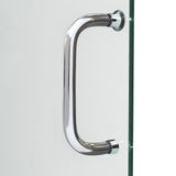DreamLine Infinity-Z 36 in. D x 48 in. W x 76 3/4 in. H Sliding Shower Door, Shower Base and Backwall Kit