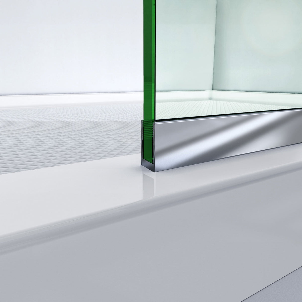 DreamLine Linea Single Panel Frameless Shower Screen 34 in. W x 72 in. H - 34" W