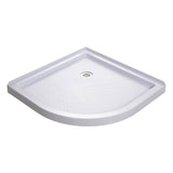 DreamLine Prime 36 in. x 36 in. x 74 3/4 in. Sliding Shower Enclosure and Shower Base Kit - 36" x 36" - 36" x 36"