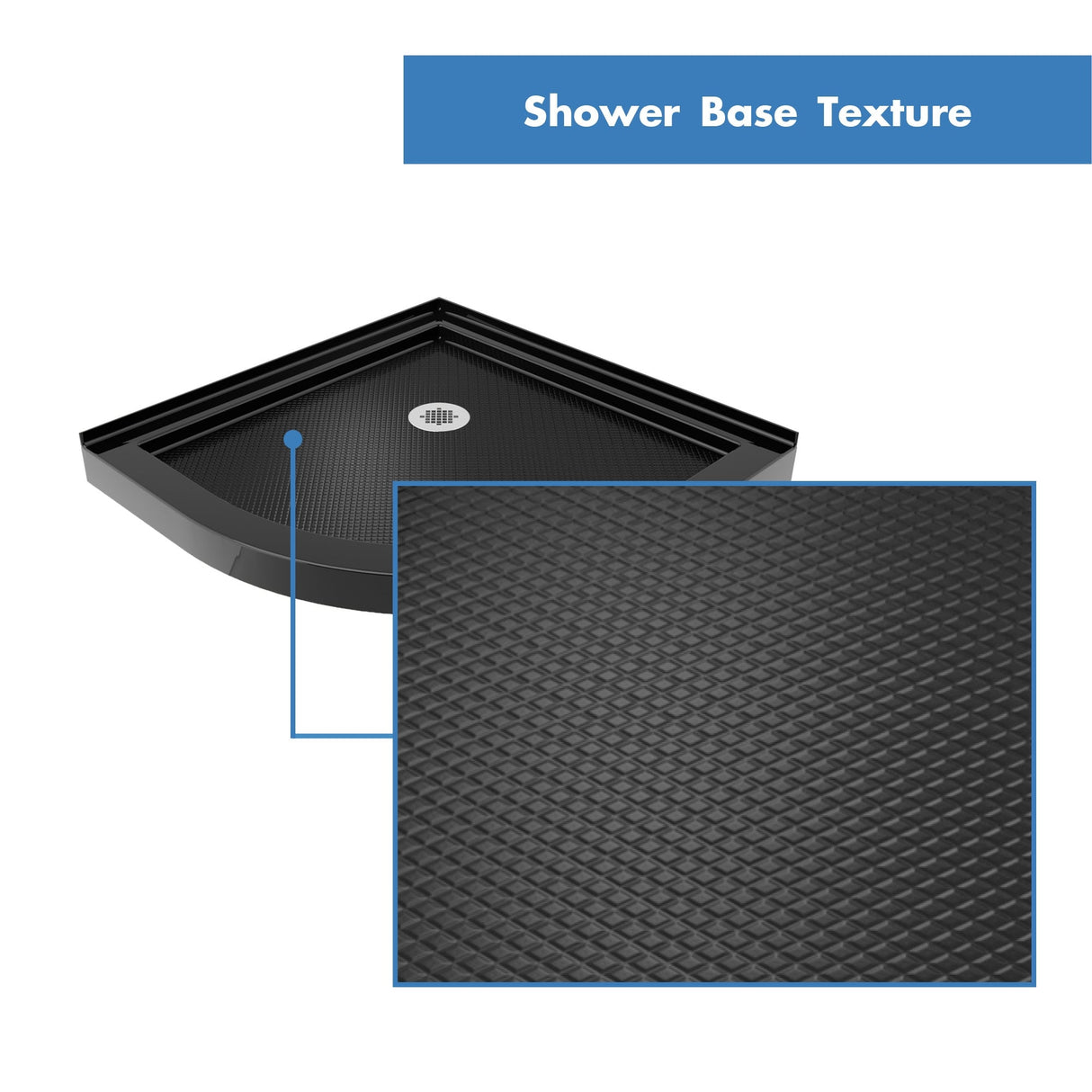 DreamLine Prime 36 in. x 36 in. x 74 3/4 in. Sliding Shower Enclosure and Shower Base Kit - 36" x 36" - 36" x 36"