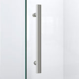 DreamLine Prism Plus 42 in. x 42 in. x 74 3/4 in. Shower Enclosure and Shower Base Kit - 42" x 42"