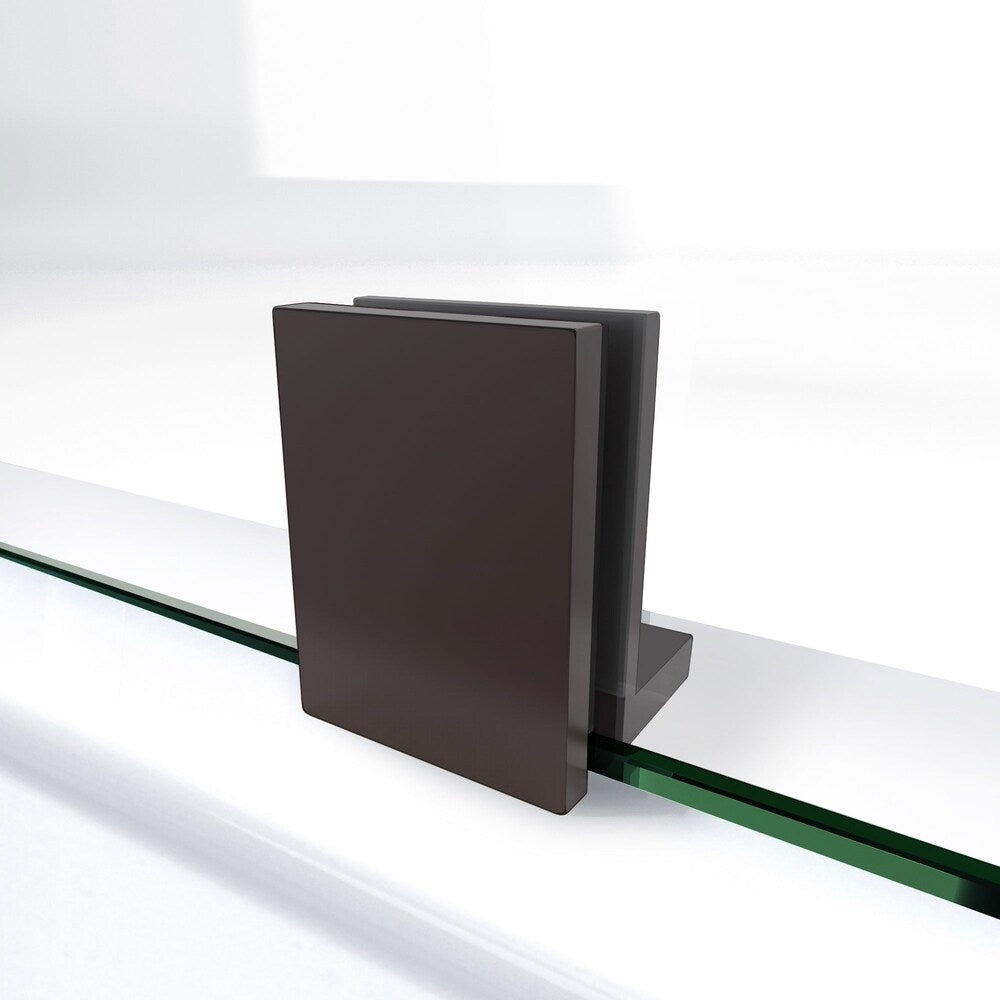DreamLine Prism Plus 42 in. x 42 in. x 74 3/4 in. Shower Enclosure and Shower Base Kit - 42" x 42"