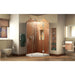 DreamLine Prism Plus 42 in. x 42 in. x 74 3/4 in. Shower Enclosure and Shower Base Kit - 42" x 42"