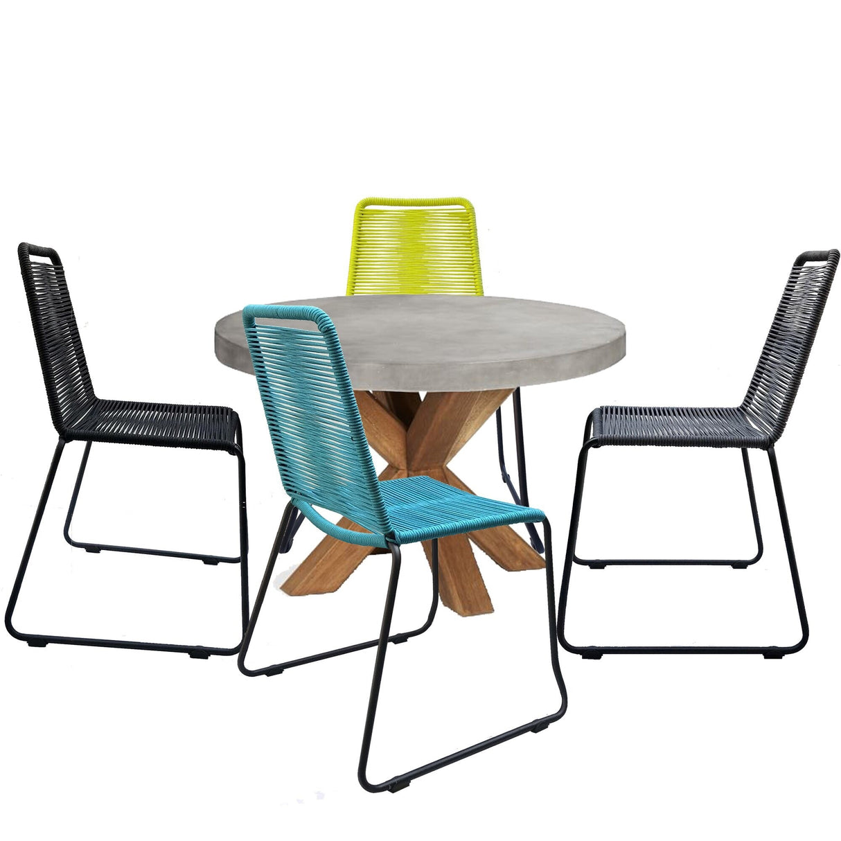 DreamPatio Lux Rope Chair - Set of 2