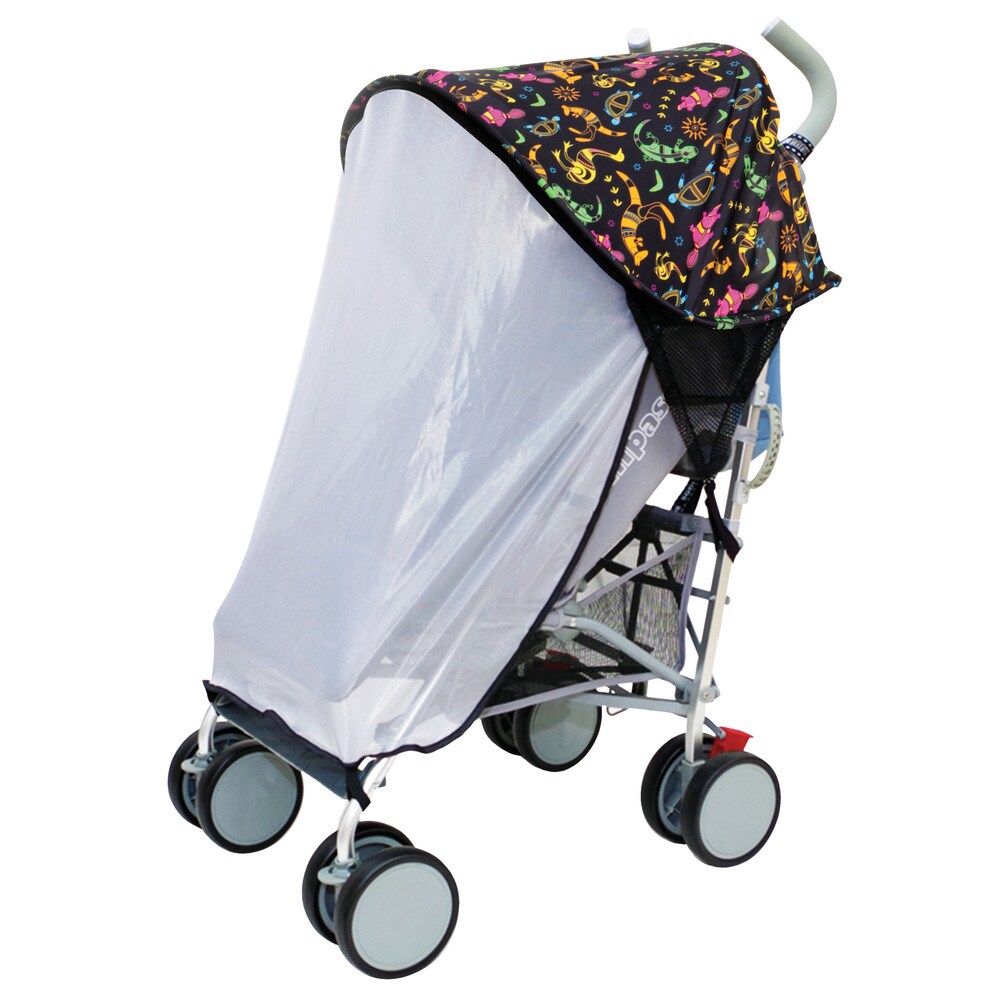 Dreambaby Strollerbuddy Extenda-Shade with Insect Netting-Animal Print