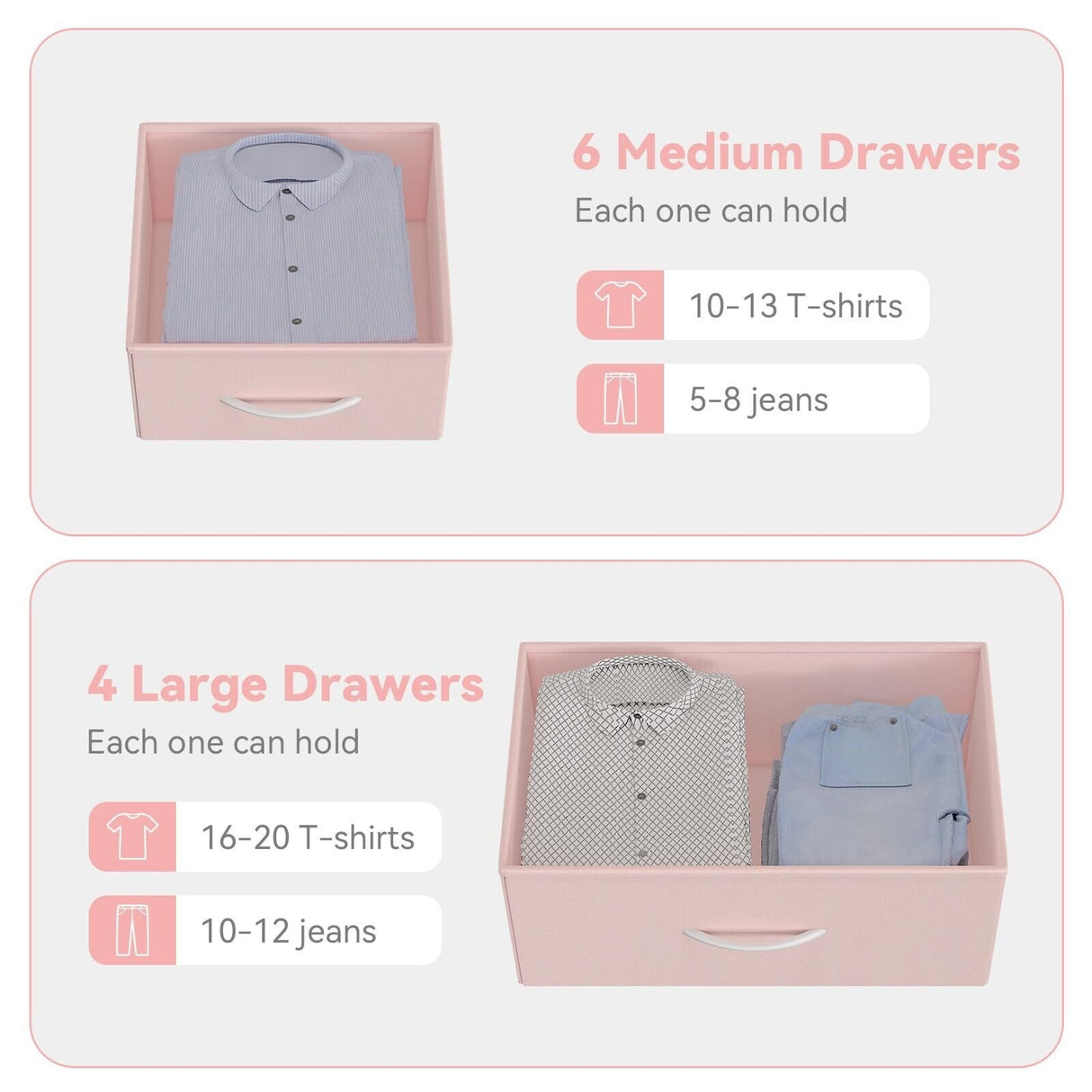 Dresser for Bedroom with 12 Drawer