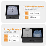 Dresser for Bedroom with 12 Drawer