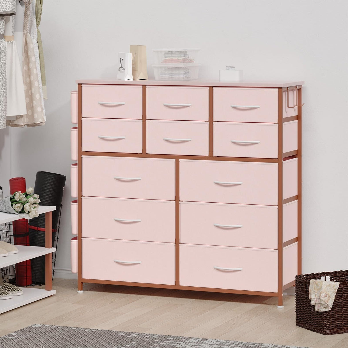 Dresser for Bedroom with 12 Drawer