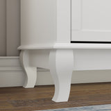 Dresser for Bedroom with Deep Drawers Wooden 6 Drawer Double Dresser