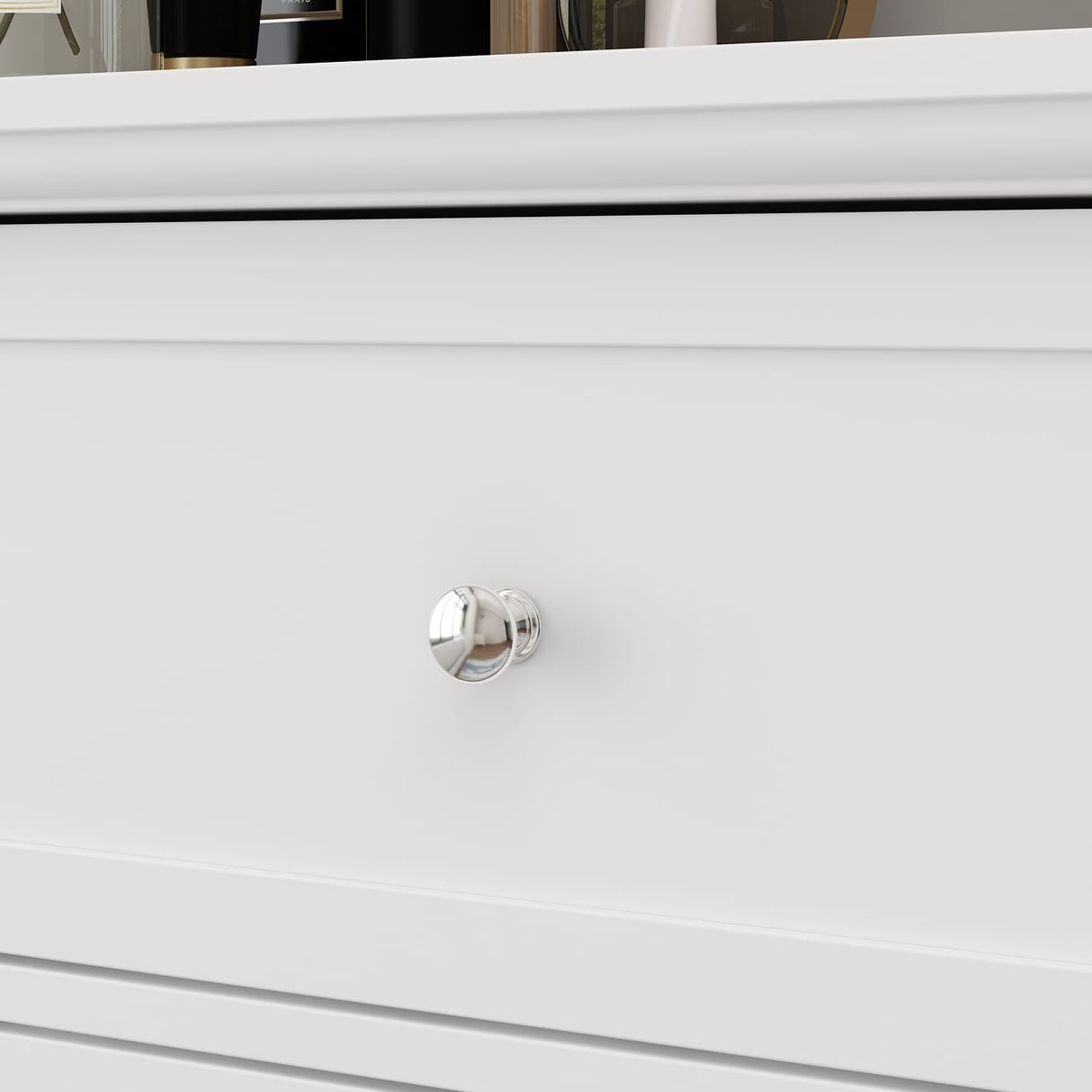 Dresser for Bedroom with Deep Drawers Wooden 6 Drawer Double Dresser