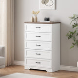 Dresser with 5 Drawers for Bedroom