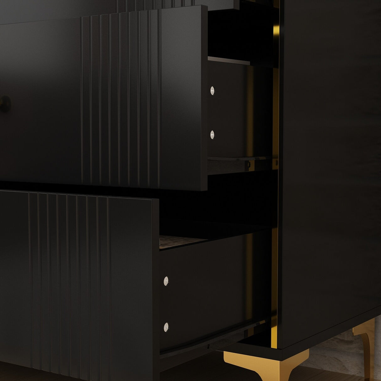 Dressers Drawer Storage Lacquer Bedroom Living RoomHallway Entryway