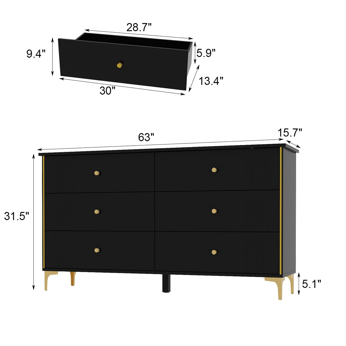 Dressers Drawer Storage Lacquer Bedroom Living RoomHallway Entryway