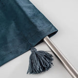 DriftAway Boho Velvet Handmade Tassel Curtain Room Darkening Thermal Insulated Window Curtains