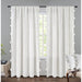 DriftAway Boho Velvet Handmade Tassel Curtain Room Darkening Thermal Insulated Window Curtains