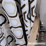 DriftAway Camden Geometric Lattice Printed Grommet Blackout Curtains