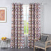 DriftAway Camden Geometric Lattice Printed Grommet Blackout Curtains