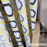 DriftAway Camden Geometric Lattice Printed Grommet Blackout Curtains