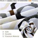 DriftAway Camden Geometric Lattice Printed Grommet Blackout Curtains