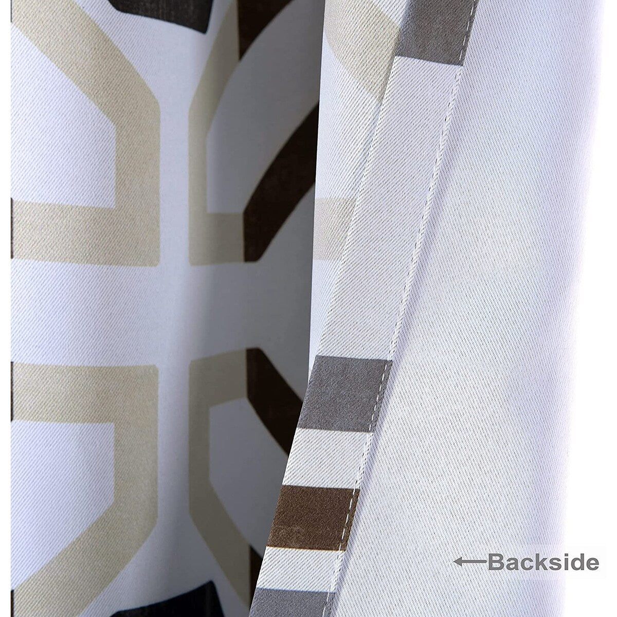 DriftAway Camden Geometric Lattice Printed Grommet Blackout Curtains