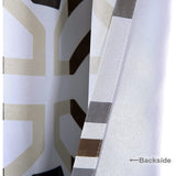 DriftAway Camden Geometric Lattice Printed Grommet Blackout Curtains