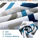DriftAway Camden Geometric Lattice Printed Grommet Blackout Curtains