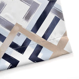 DriftAway Diamond Watercolor Geo Checker Plaid Pattern Window Valance