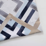 DriftAway Diamond Watercolor Geo Checker Plaid Pattern Window Valance