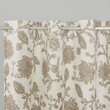 Oleson Jacobean Floral Linen Blend Blackout Curtain Panel