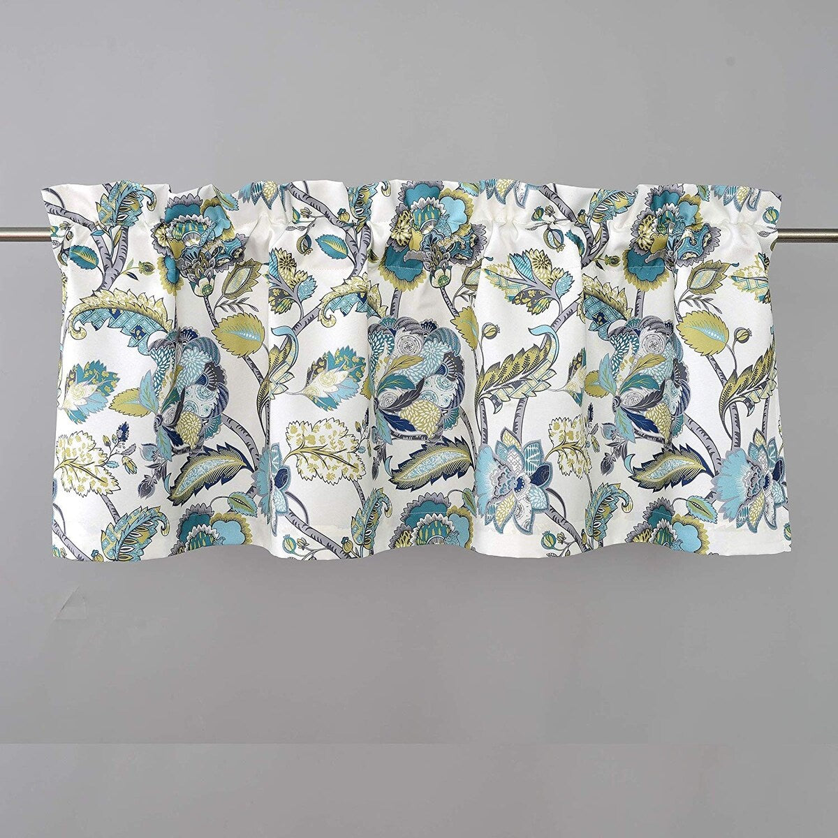 DriftAway Layla Classic America Style Floral Leaves Room Darkening Window Curtain Valance Rod Pocket