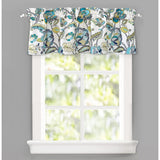 DriftAway Layla Classic America Style Floral Leaves Room Darkening Window Curtain Valance Rod Pocket