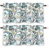 DriftAway Layla Classic America Style Floral Leaves Room Darkening Window Curtain Valance Rod Pocket