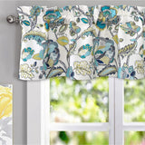 DriftAway Layla Classic America Style Floral Leaves Room Darkening Window Curtain Valance Rod Pocket
