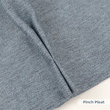 DriftAway Pinch Pleat Faux Linen Textured Blackout Curtains