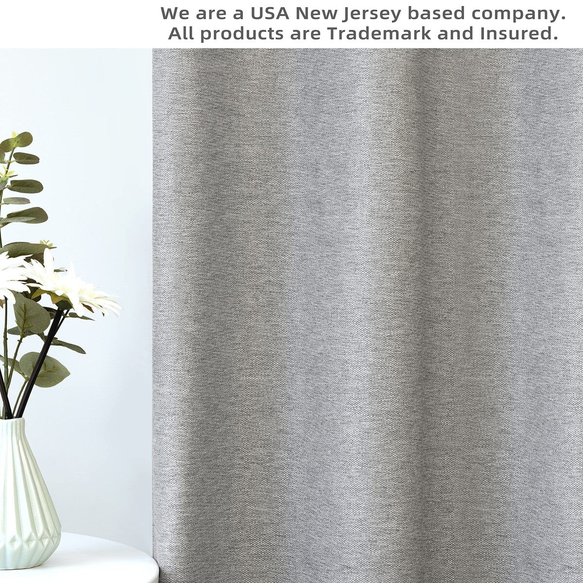 DriftAway Pinch Pleat Faux Linen Textured Blackout Curtains