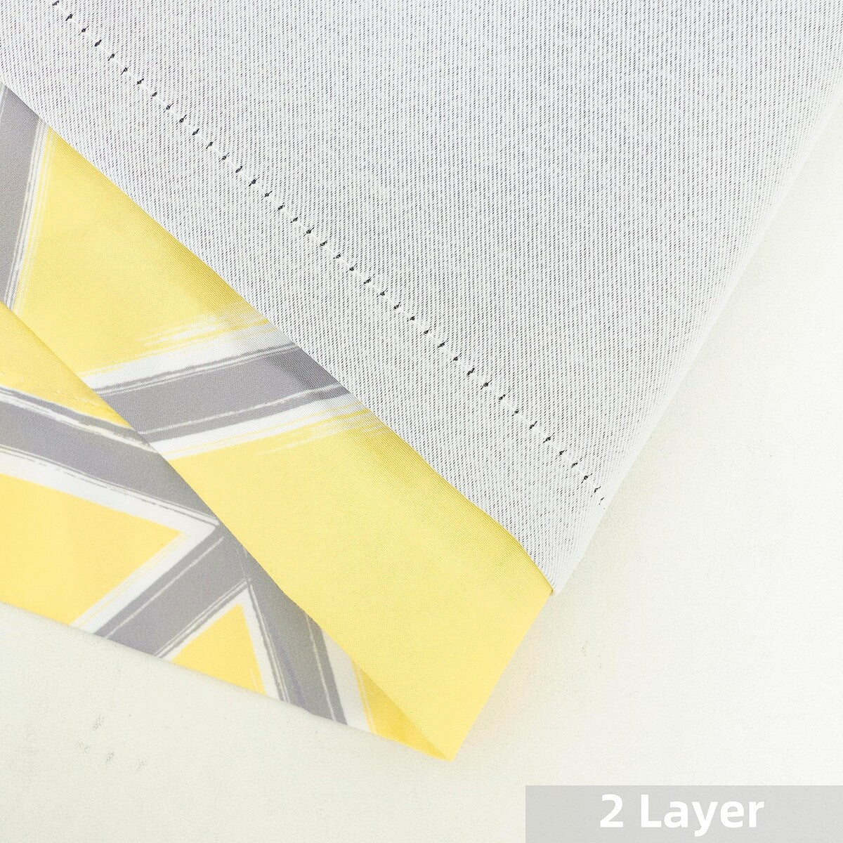 DriftAway Raymond Geometric Pattern Lined Window Valance