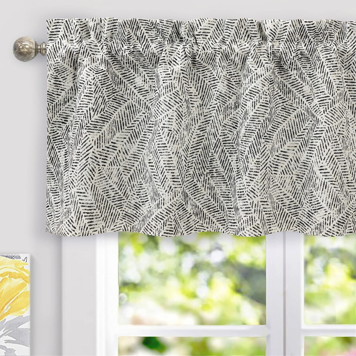 DriftAway Roman Linen Blend Blackout Valance