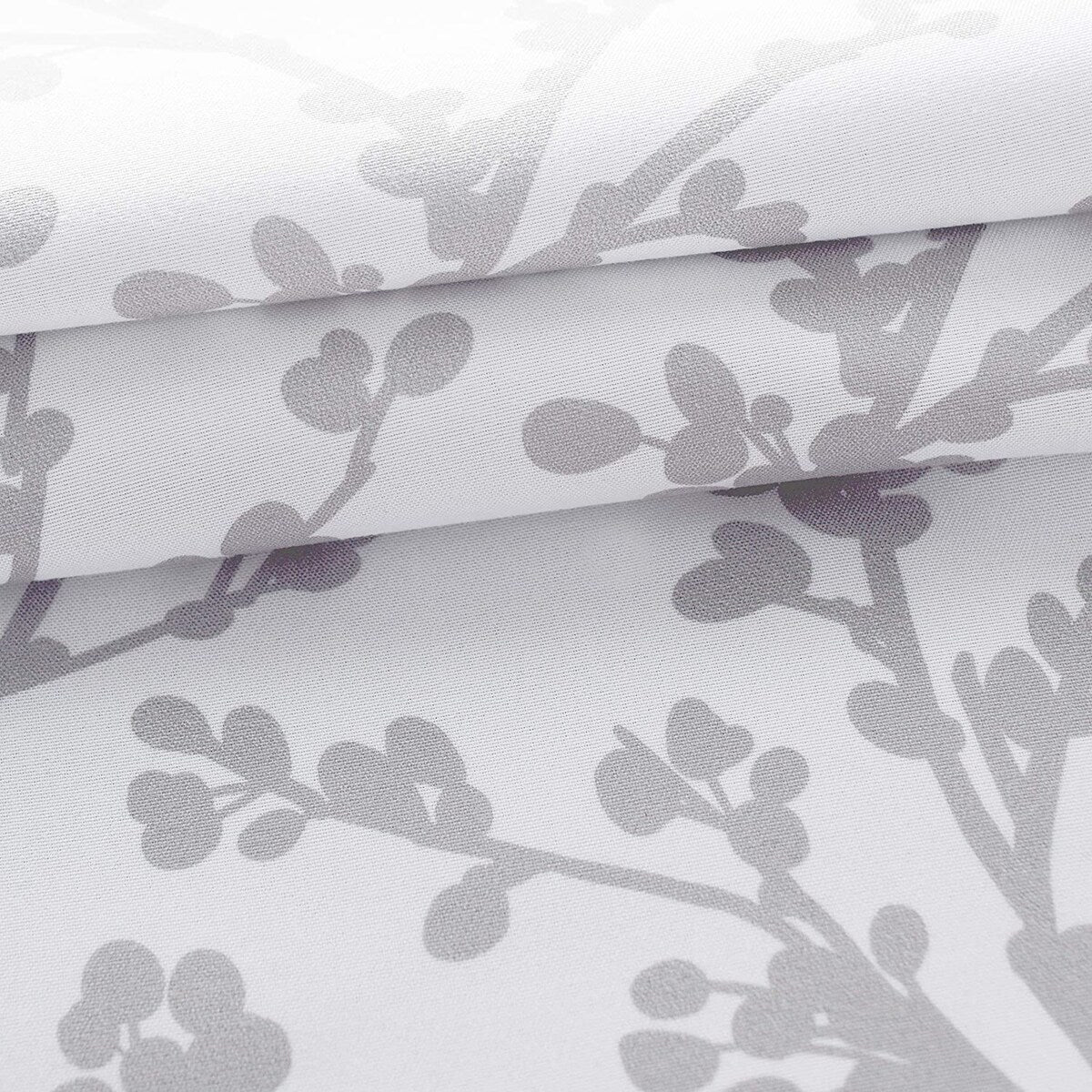 DriftAway Sarah Floral Tree Branch Pattern Blackout Window Curtain Valance Gray - 52'' width x 14'' length