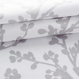 DriftAway Sarah Floral Tree Branch Pattern Blackout Window Curtain Valance Gray - 52'' width x 14'' length