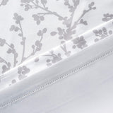 DriftAway Sarah Floral Tree Branch Pattern Blackout Window Curtain Valance Gray - 52'' width x 14'' length