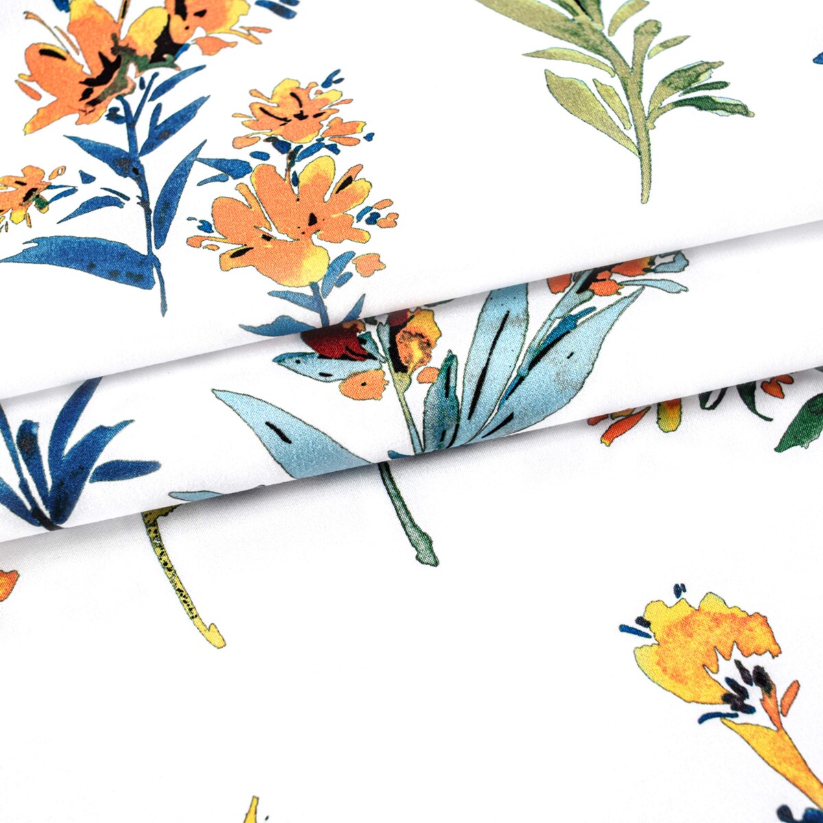 DriftAway Sylvia Floral Botanical Herbs Watercolor Printed Pattern Lined Blackout Window Curtain Valance
