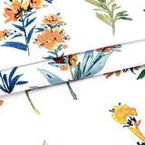DriftAway Sylvia Floral Botanical Herbs Watercolor Printed Pattern Lined Blackout Window Curtain Valance