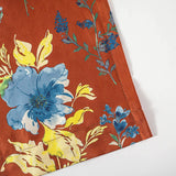 DriftAway Sylvia Floral Botanical Herbs Watercolor Printed Pattern Lined Blackout Window Curtain Valance