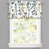 DriftAway Sylvia Floral Botanical Herbs Watercolor Printed Pattern Lined Blackout Window Curtain Valance