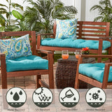Solid Color 20-inch Square Outdoor Chair Cushion by Greendale Home Fashions - 20w x 20l