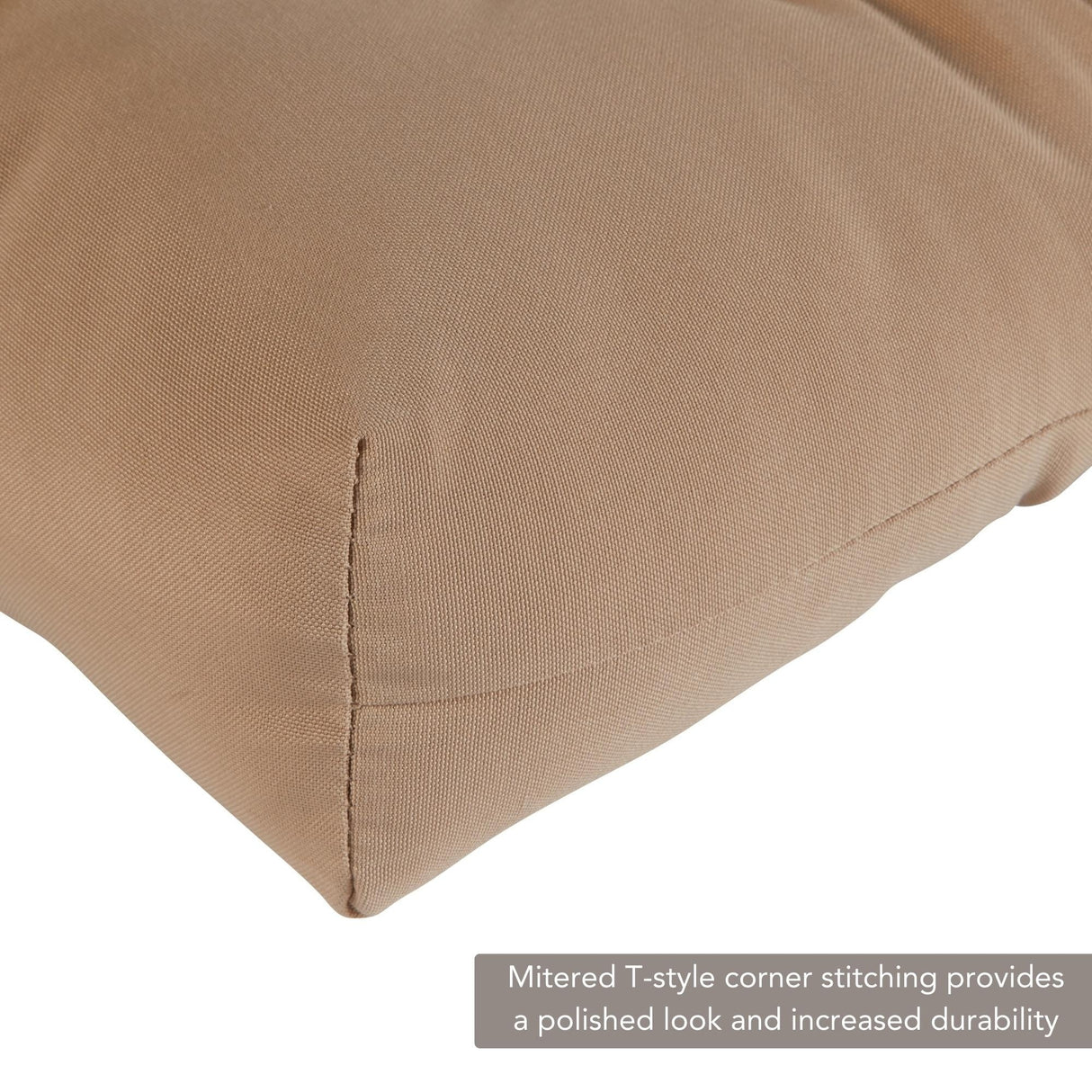 Solid Color 20-inch Square Outdoor Chair Cushion by Greendale Home Fashions - 20w x 20l